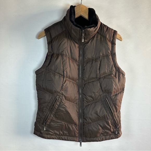 Columbia Jackets & Blazers - Columbia Titanium Down Brown Puffer Vest